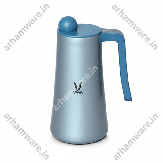 Vaya Tea Pot 900ml - with Globe Lid - Stainless Steel Thermal Vacuum Insulated Jug
