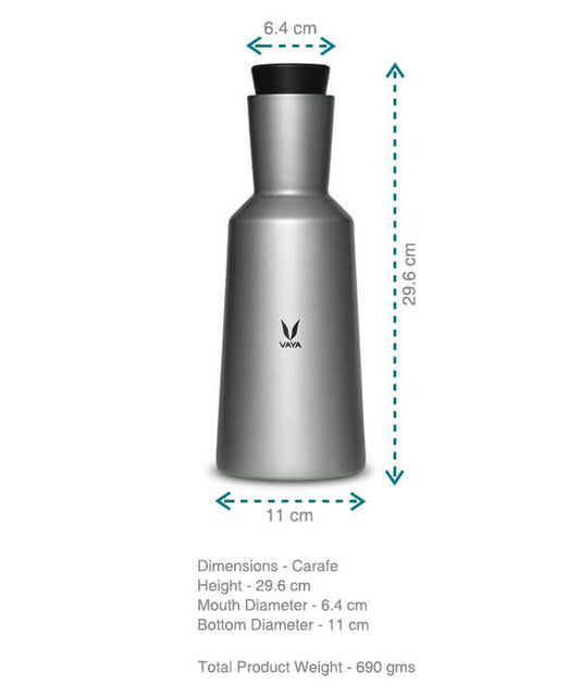 Vaya Carafe Thermal Vacuum Insulated 1200ml (1.2 L)