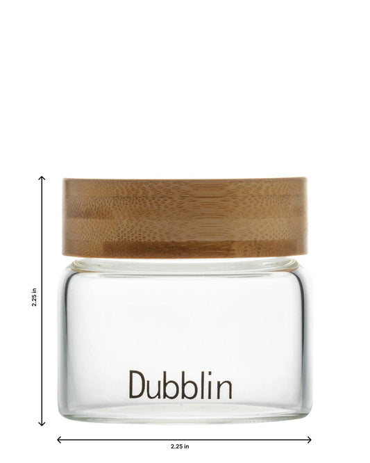Dubblin Borosilicate Glass Storage Container With Wooden Lid