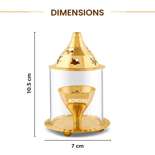 Borosil Akhand Brass Diya