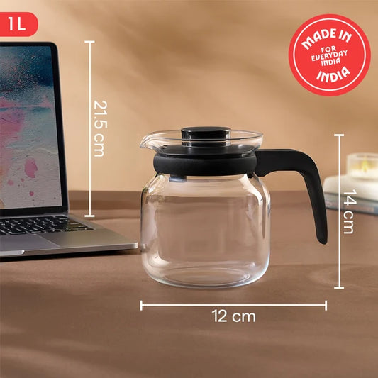 Borosil Carafe In Lid Borosilicate Glass