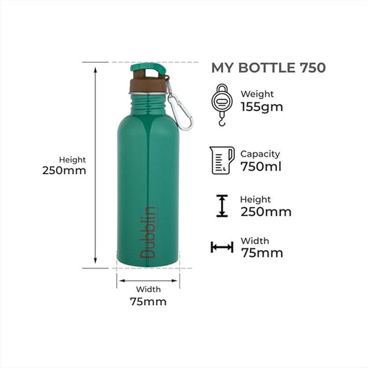 Dubblin My Bottle 750ml Stainless Steel