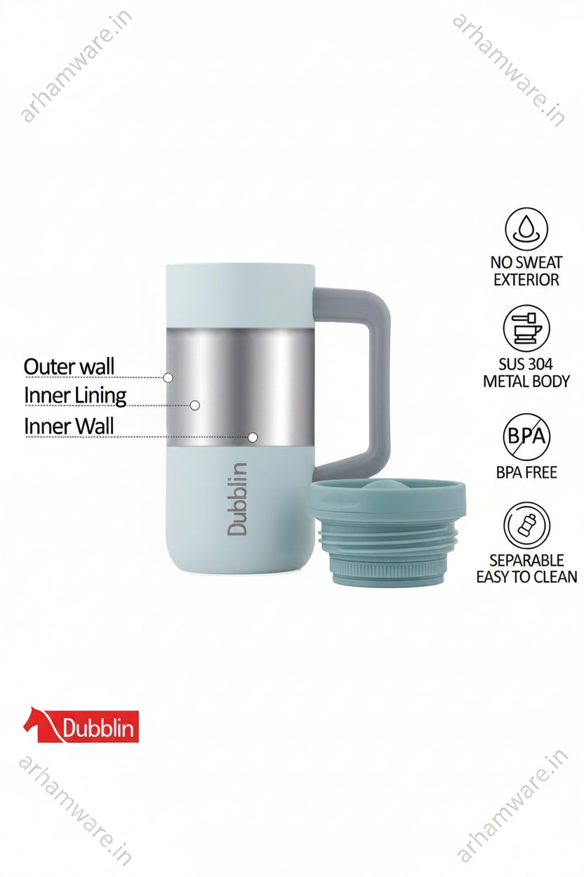Dubblin Costa Mug 460 Stainless Steel