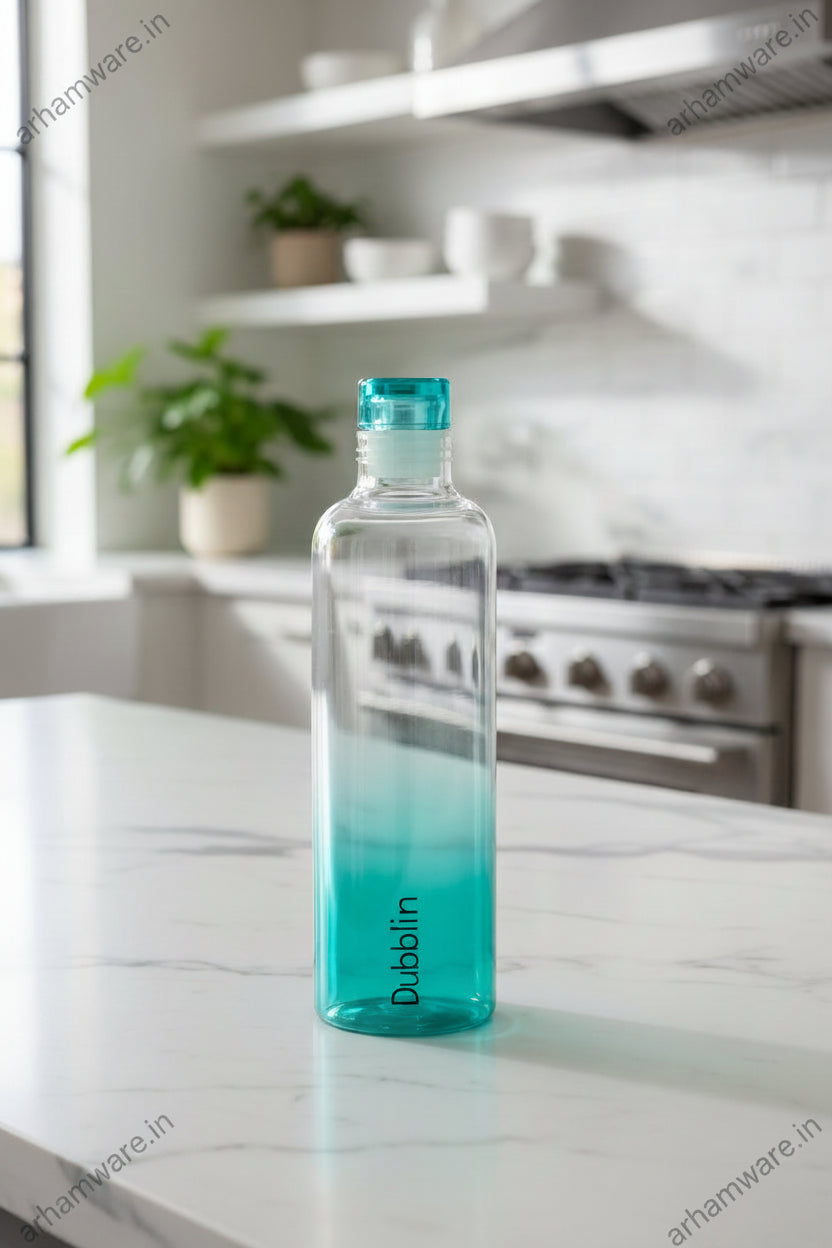 Dubblin Pure 500ml Borosilicate Glass Bottle with Push Cap