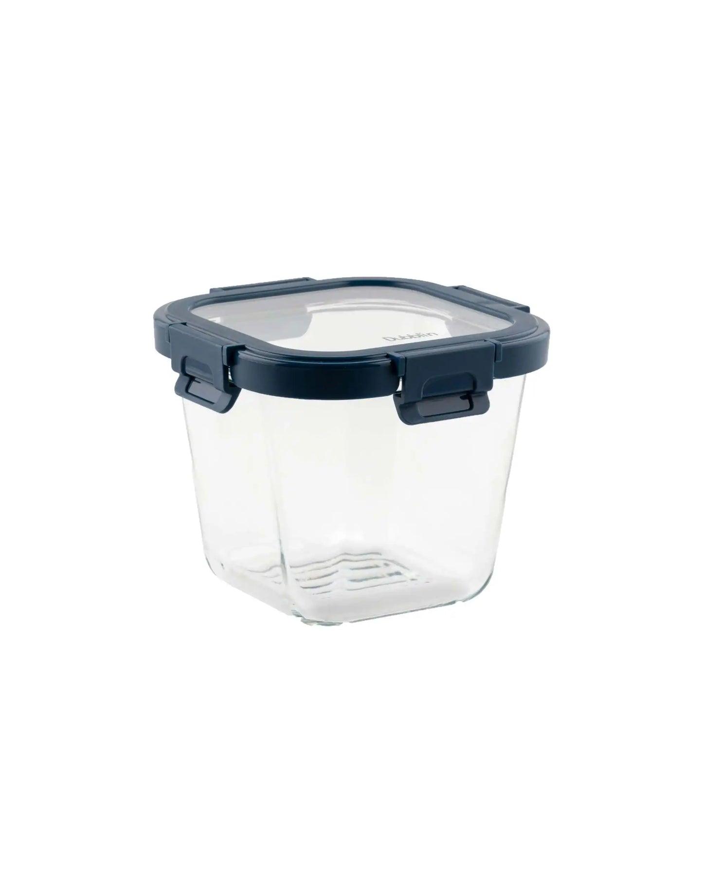 Dubblin Borosilicate Glass Container Square with Glass Lid