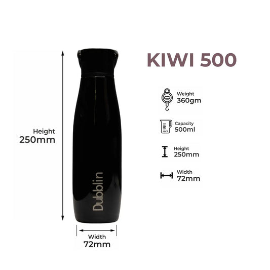 Dubblin Kiwi 500 Thermal Vacuum Insulated Bottle