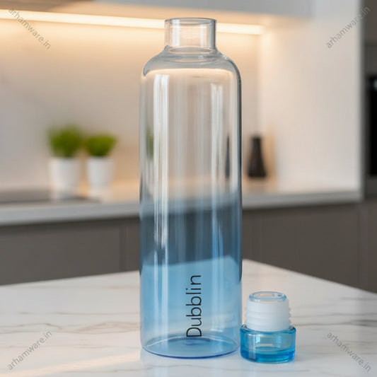 Dubblin Pure 800ml Borosilicate Glass Bottle with Push Cap