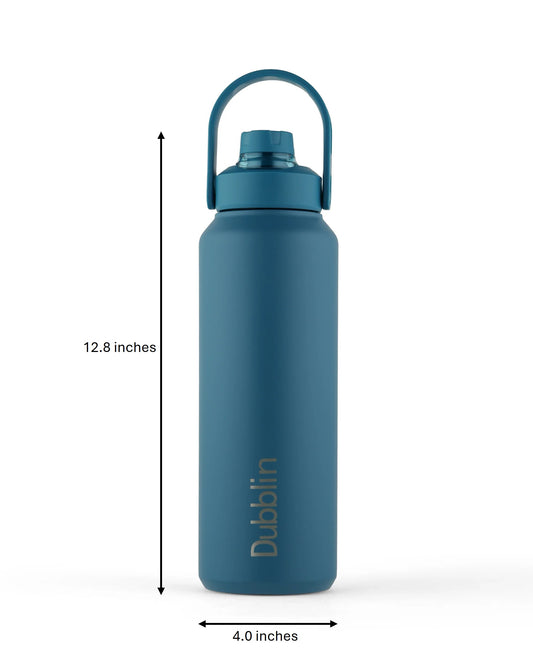 Dubblin Jumbo 1800 Thermal Vacuum Insulated Bottle (with Optional Straw Included)