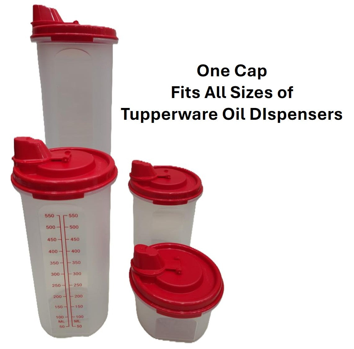 Tupperware Oil Dispenser Seal and Cap Combo