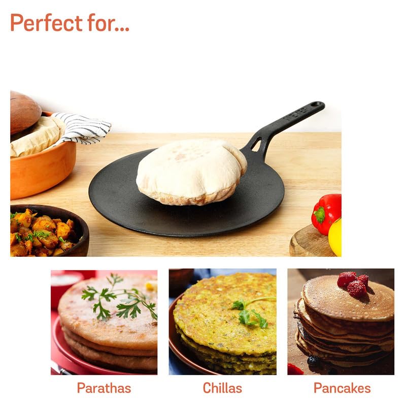 Meyer Cast Iron Curved Tawa 26cm