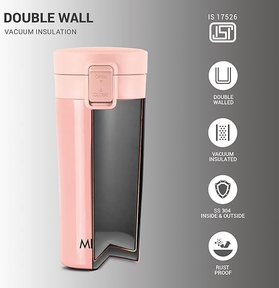 Milton Coffee Mug 300 Thermal Vacuum Insulated with Strainer