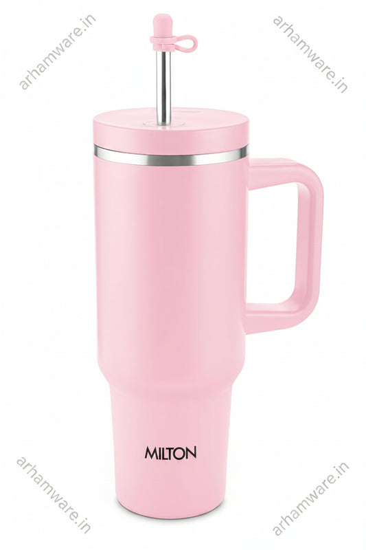 Milton My Tumbler 1200 Thermal Vacuum Insulated Mug with Stainless Steel Straw Sipper