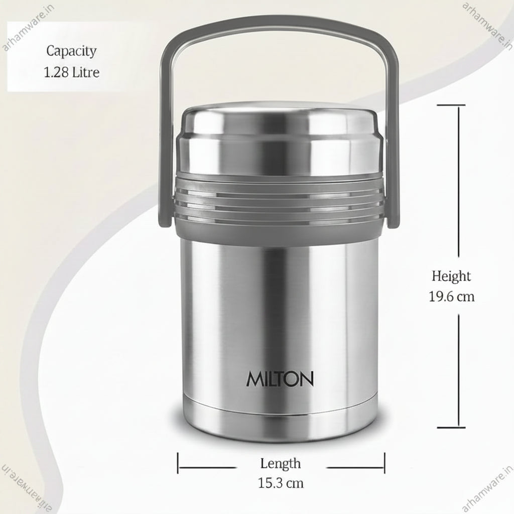 Milton Opus 3 Thermal Vacuum Insulated Tiffin Box Set of 3