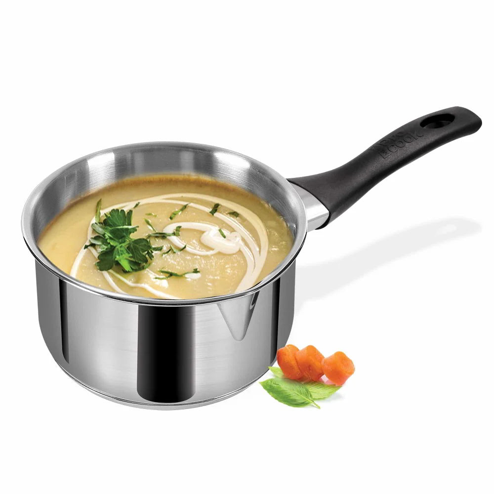 Milton Procook Stainless Steel Sauce Pan Backelite Handle
