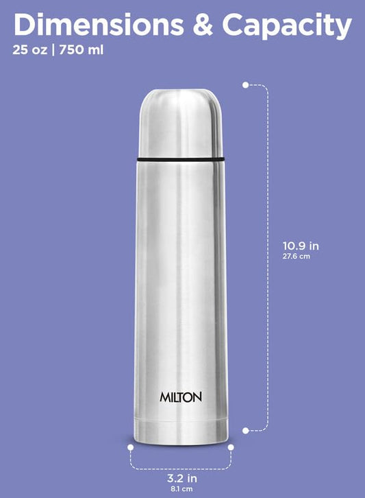 Milton ThermoSteel Thermal Vacuum Insulated 750 Bottle with Pouch