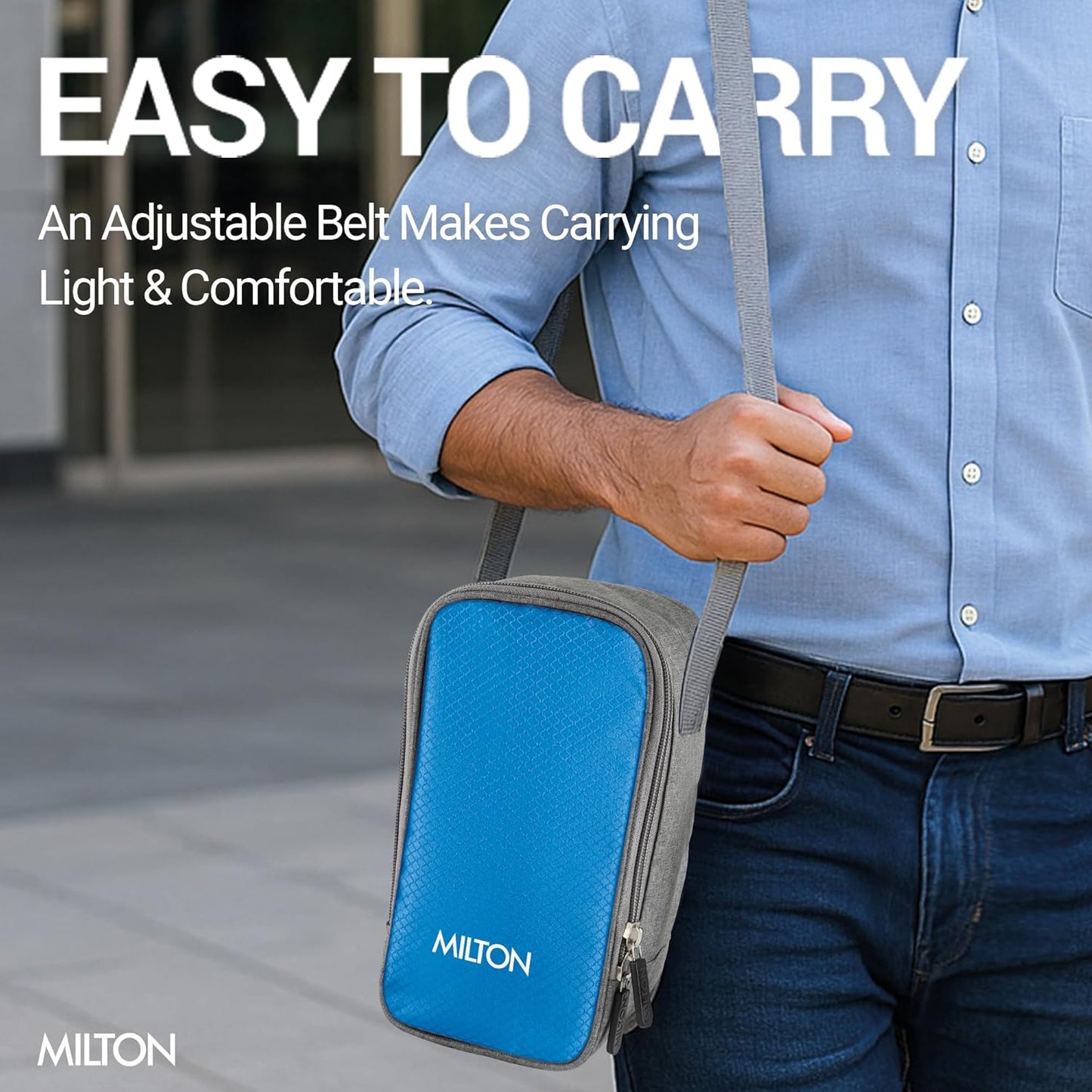 Milton Stack Pack 3 Lunch Set with 3 Stainless Steel Containers and Bag