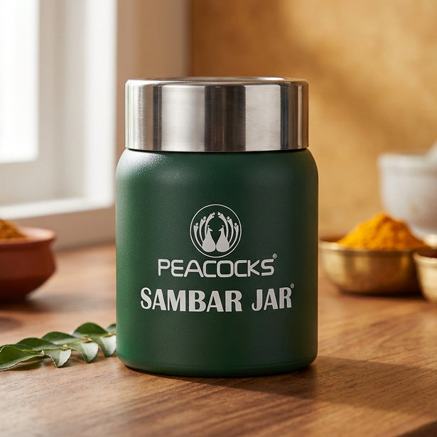 PE Birds Jack Sambar Jar 220ml Thermal Vacuum Insulated Food Jar
