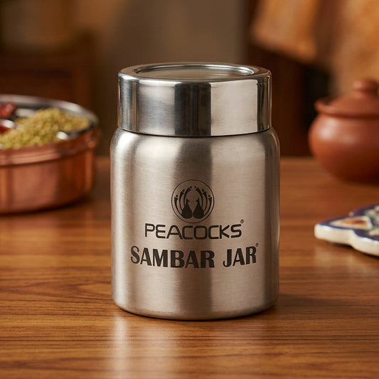 PE Birds Jack Sambar Jar 220ml Thermal Vacuum Insulated Food Jar
