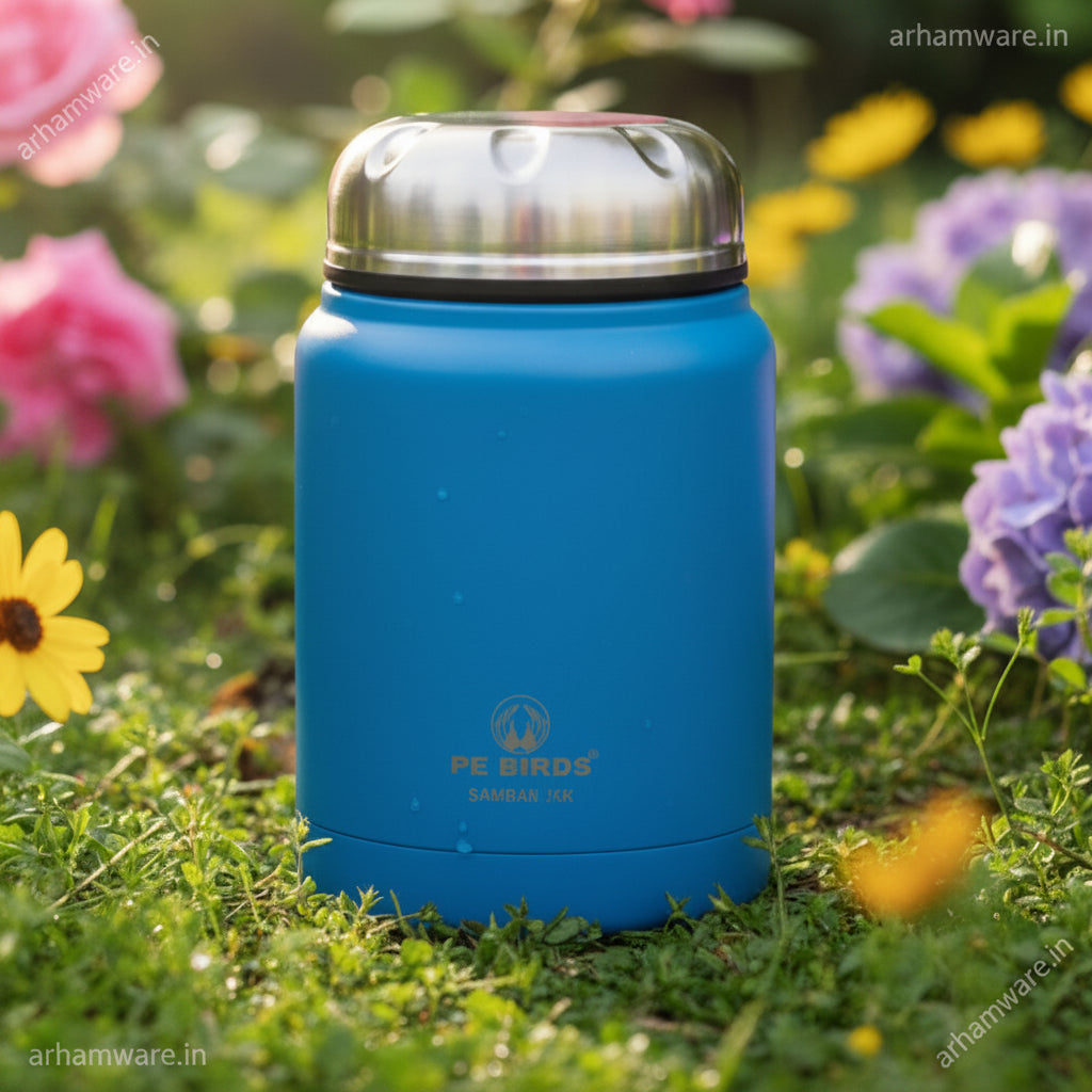 PE Birds Sambar Jar Pluto 350ml Thermal Vacuum Insulated Food Container