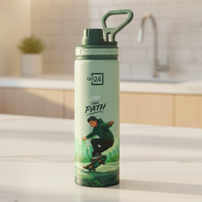 Go24 Texas Art 500 Thermal Vacuum Insulated Bottle