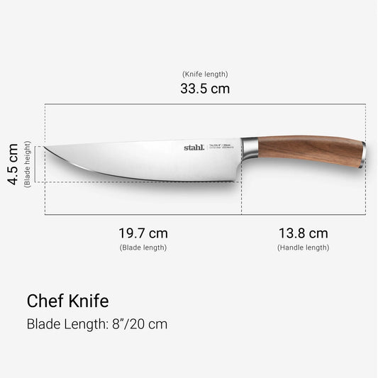 Stahl Stainless Steel Chef Knife 20cm - Talon Series