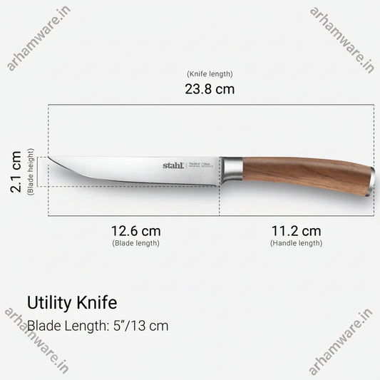 Stahl Stainless Steel Utility Knife 13cm - Talon Series