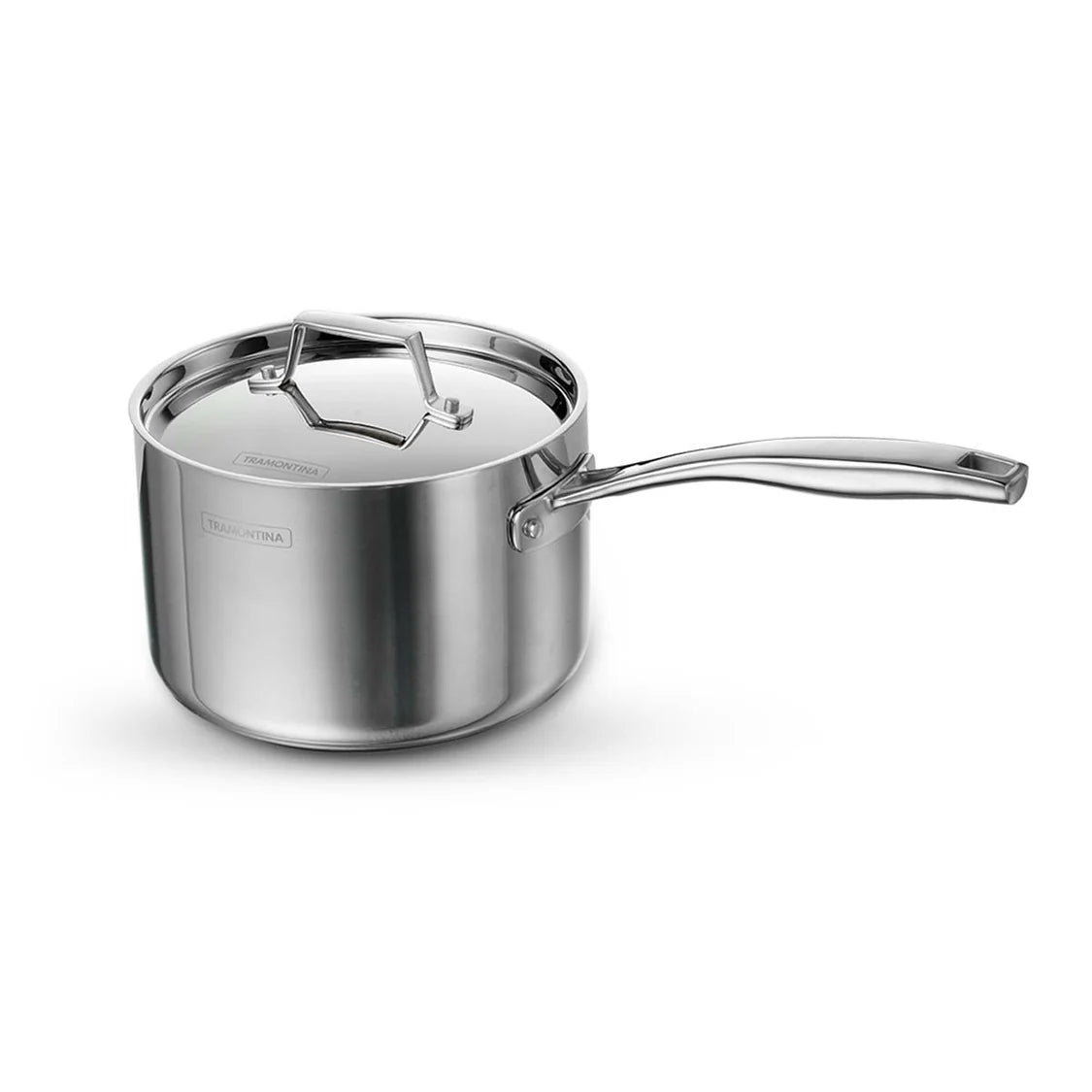 Tramontina Aeion Sauce Pan with SS Lid (14, 16, 18cm) Tri-Ply Clad Stainless Steel