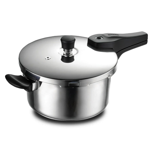 Tramontina Aeion+ Pressure Pan (2.5 , 3.5 litre) Tri-Ply Clad Outer Lid Preasure Cooker