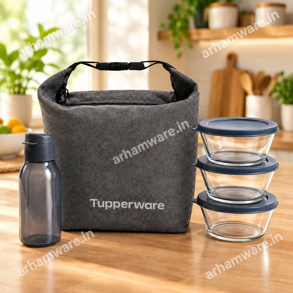 Tupperware Sterling Lunch Set with Bag
