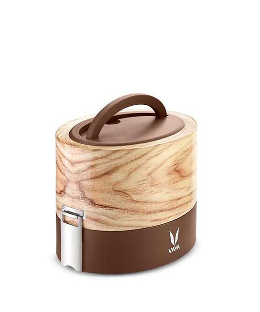 Vaya Tyffyn 600ml Graphics Design Thermal Vacuum Insulated with 2 inner containers (300ml * 2 Stainless Steel Inner Containers)