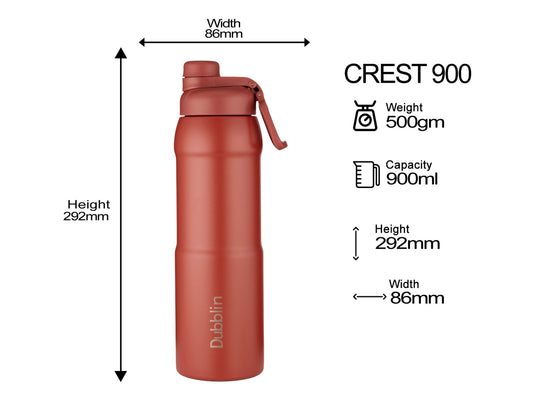 Dubblin Crest 900 Thermal Vacuum Insulated Bottle