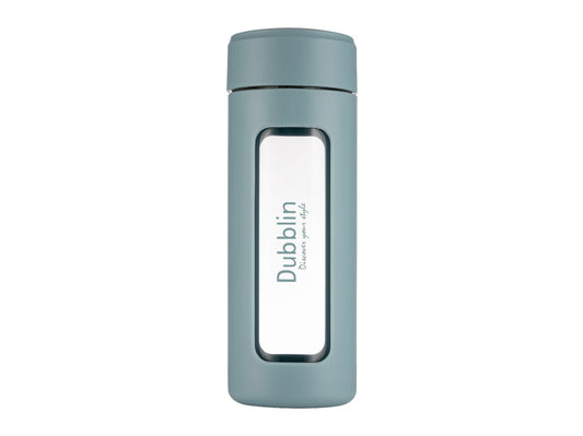 Dubblin Leo 460 Borosilicate Glass Bottle with Inside Strainer