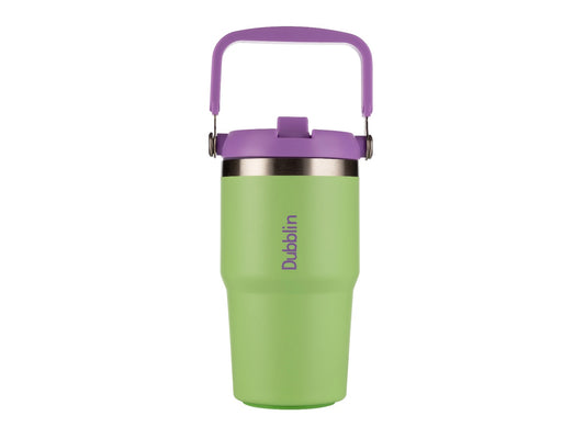 Dubblin Rage 550ml Thermal Vacuum Insulated Mug with Straw