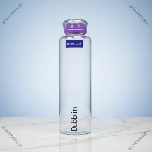 Dubblin Shell 600ml Borosilicate Glass Bottle