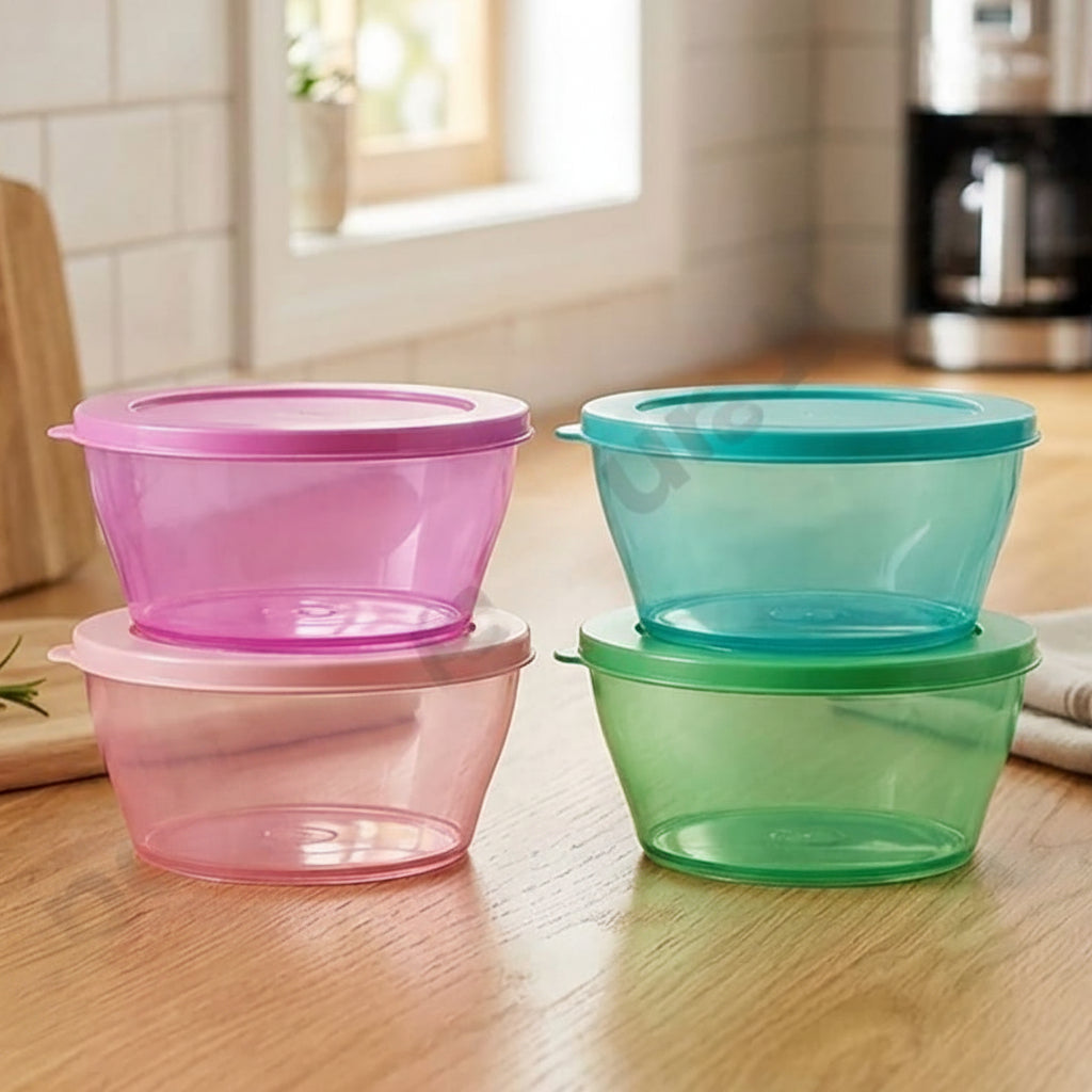 Tupperware Clear Bowl 210ml Set of 4