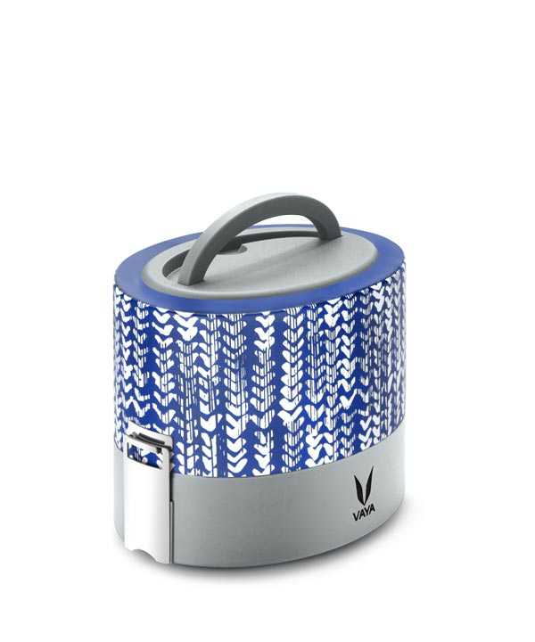 Vaya Tyffyn 600ml Printed Thermal Vacuum Insulated with 2 Copper Coated Inner Containers (300ml *2)