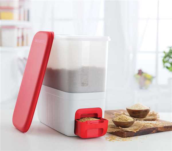 Tupperware 5kg & 10kg Rice Dispenser