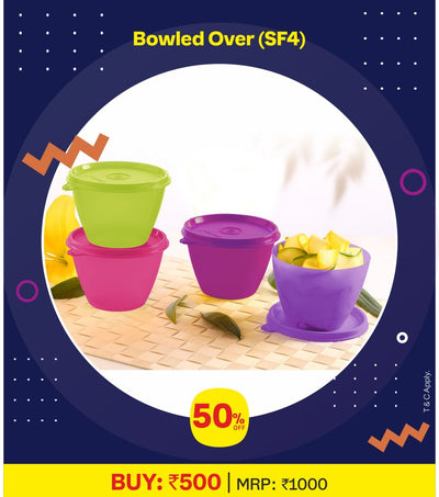 Tupperware Bowled Over 400ml - Buy 2 Get 2 Free