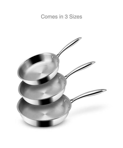 Vaya Tri-Ply Frypan - Stainless Steel