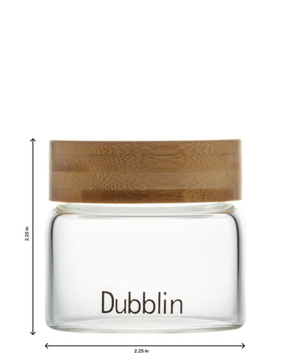 Dubblin Borosilicate Glass Storage Container With Wooden Lid