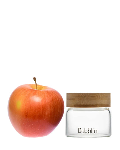 Dubblin Borosilicate Glass Storage Container With Wooden Lid