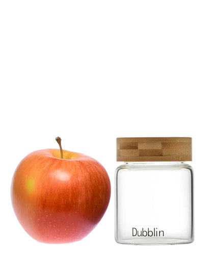 Dubblin Borosilicate Glass Storage Container With Wooden Lid