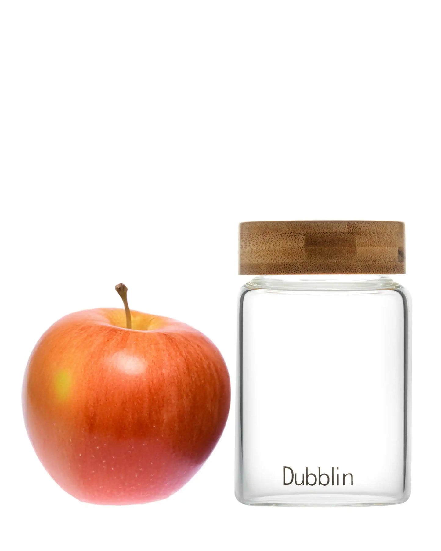 Dubblin Borosilicate Glass Storage Container With Wooden Lid