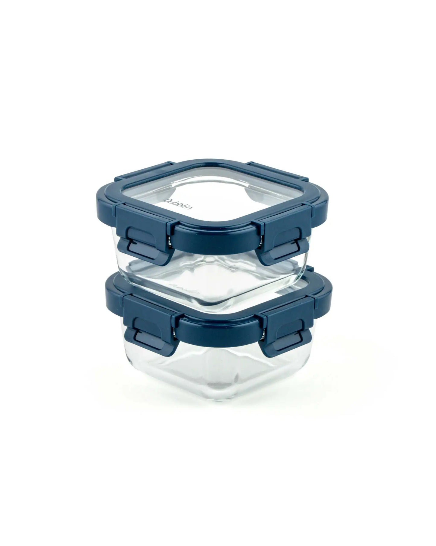 Dubblin Glass Lunch Box Set Of 2 with Horizontal Bag