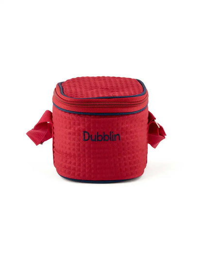 Dubblin Borosilicate Glass Lunch Box Set Of 2 With Vertical Bag