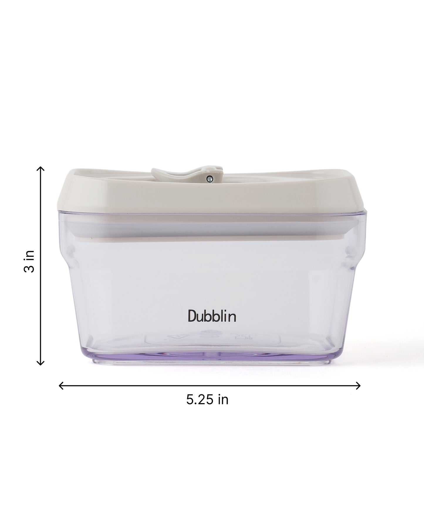 Dubblin Smartlock Rectangular Container 380ml