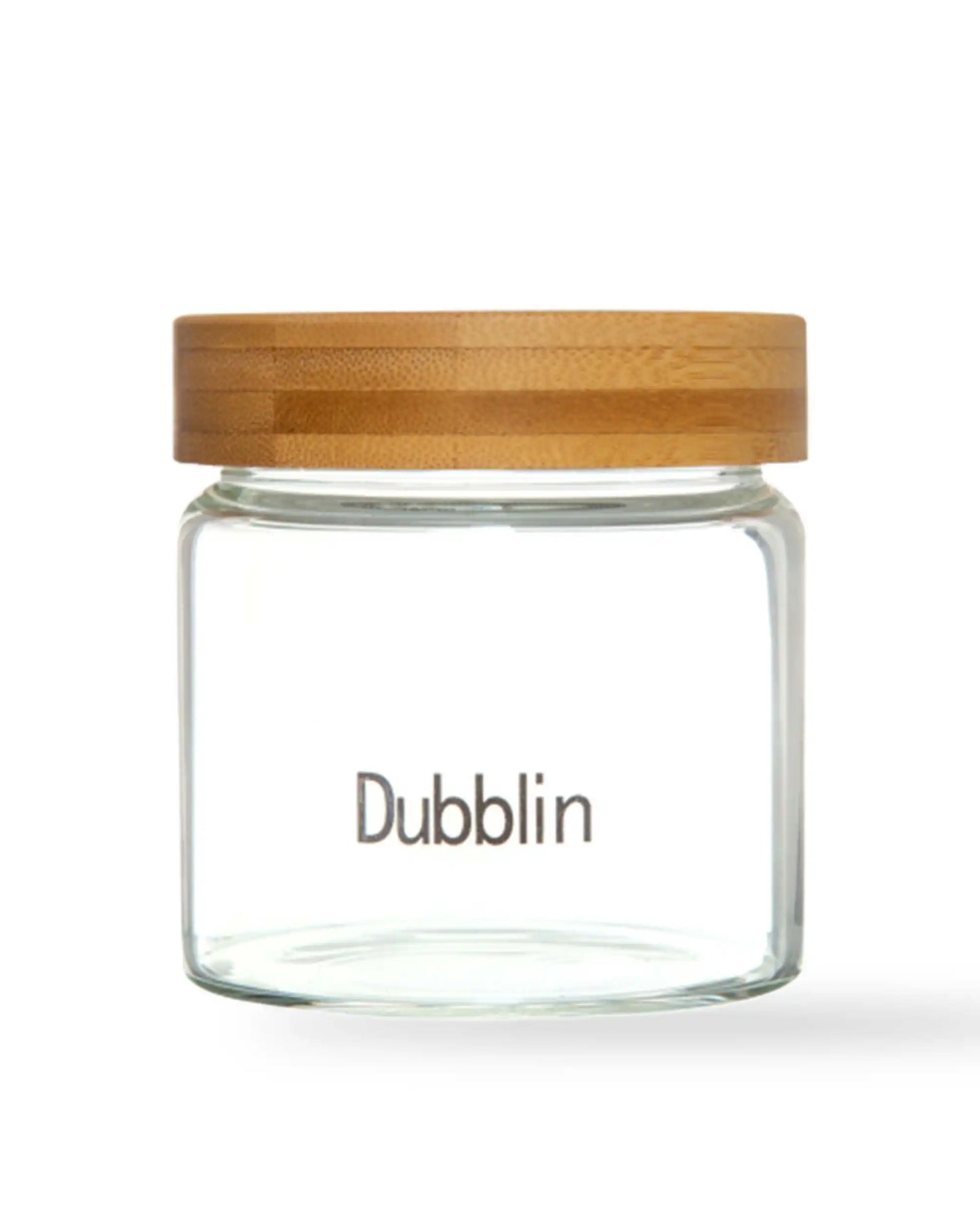 Dubblin Borosilicate Glass Storage Container With Wooden Lid