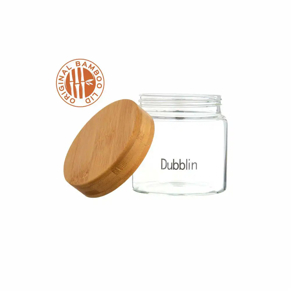 Dubblin Borosilicate Glass Storage Container With Wooden Lid