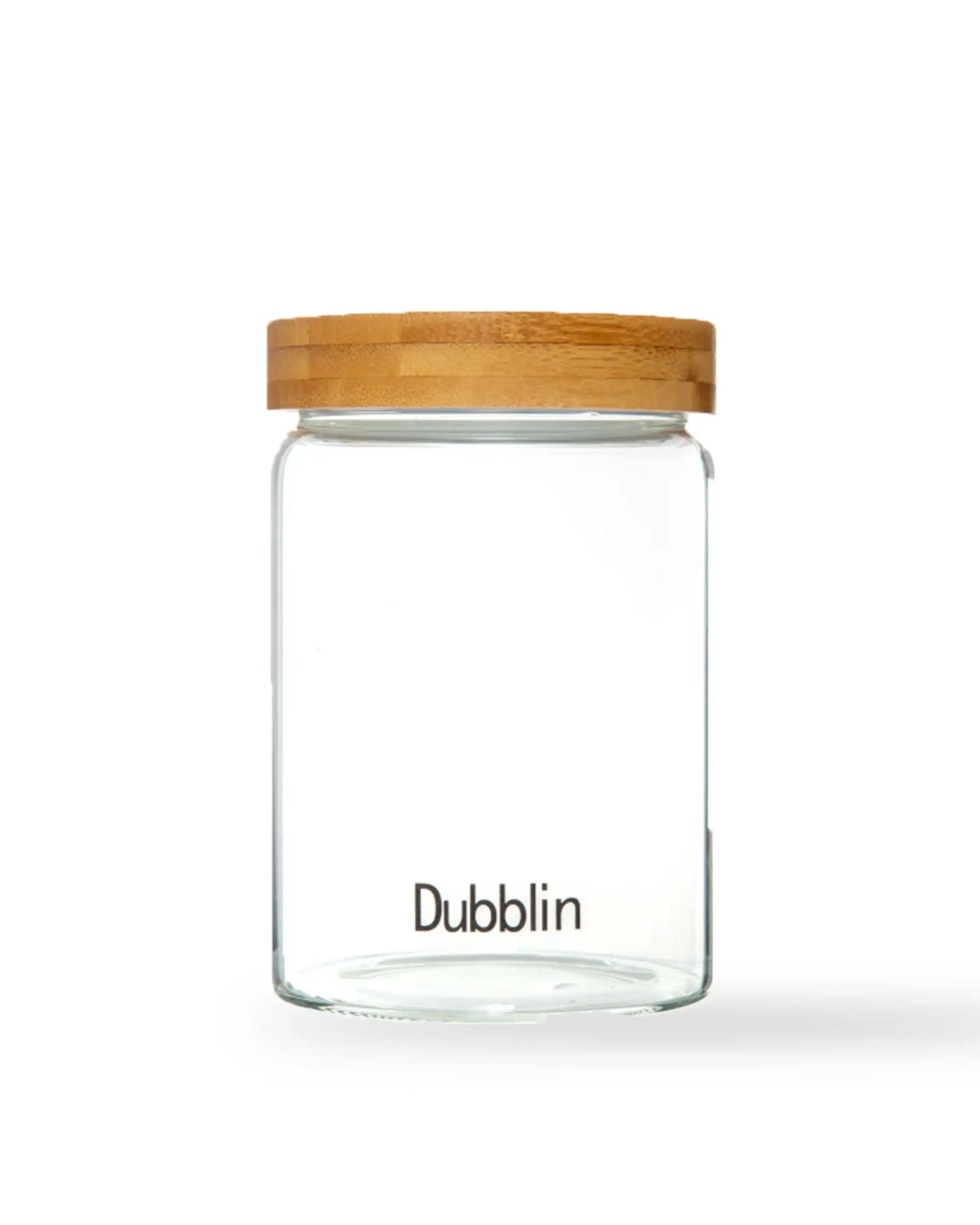 Dubblin Borosilicate Glass Storage Container With Wooden Lid