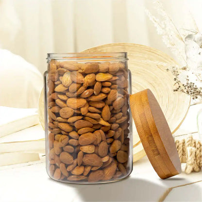 Dubblin Borosilicate Glass Storage Container With Wooden Lid